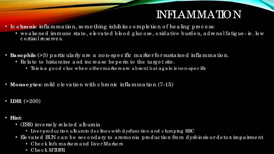 Lab Interpretation from American Herbalists Guild page 64