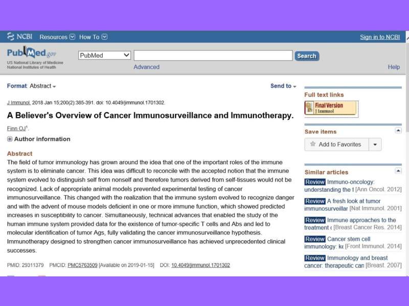 Best Answer for Cancer Slide 17