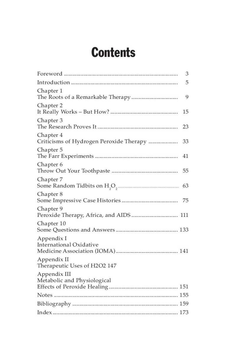 Hydrogen Peroxide Medical Miracle page 4