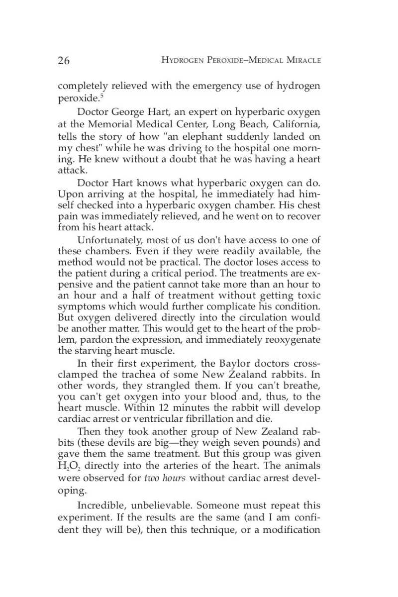Hydrogen Peroxide Medical Miracle page 28