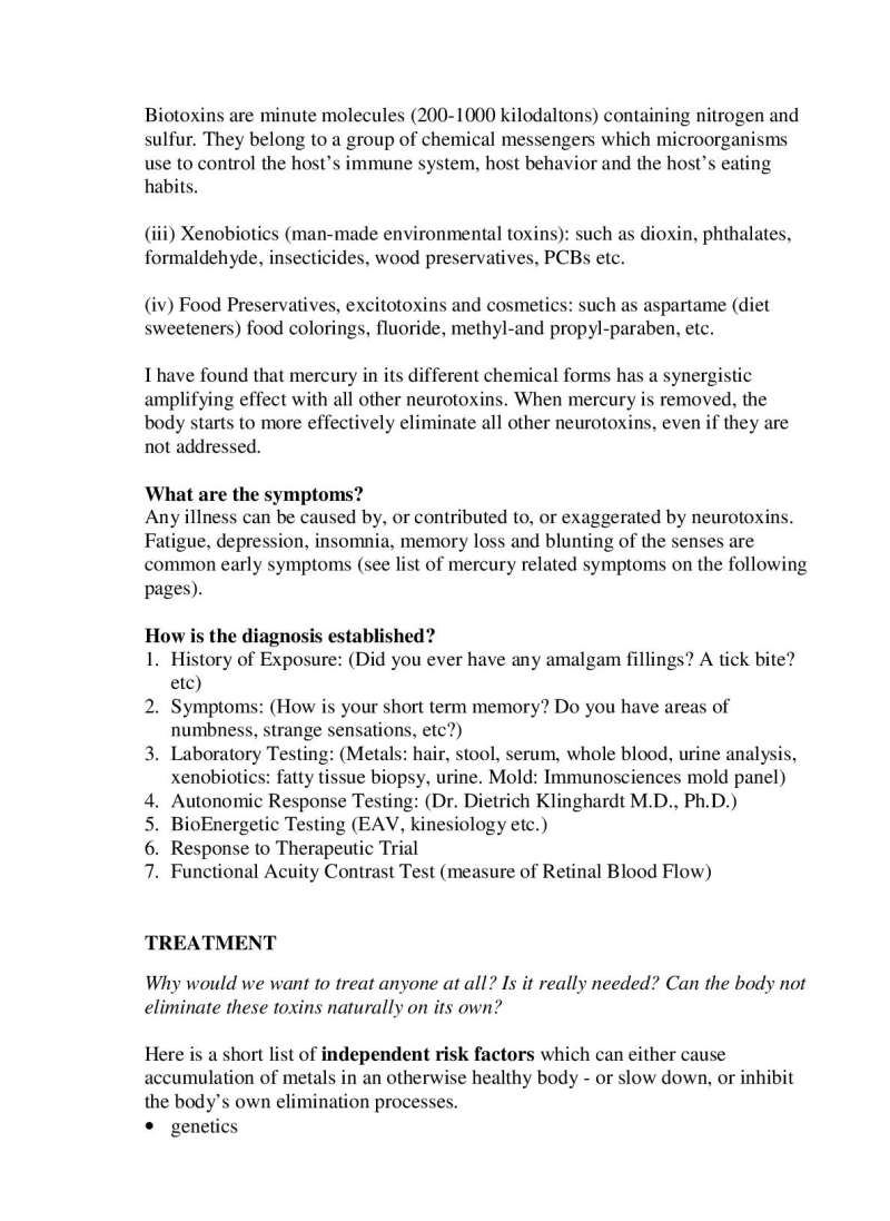 Klinghardt Neurotoxin Protocol page 2