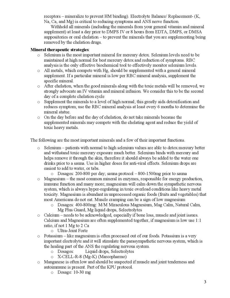 Neurotoxin Detox Instructions page 3