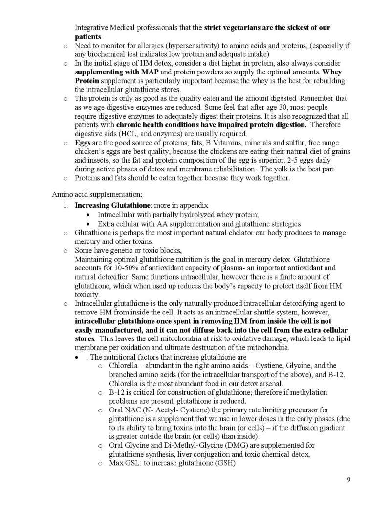 Neurotoxin Detox Instructions page 9