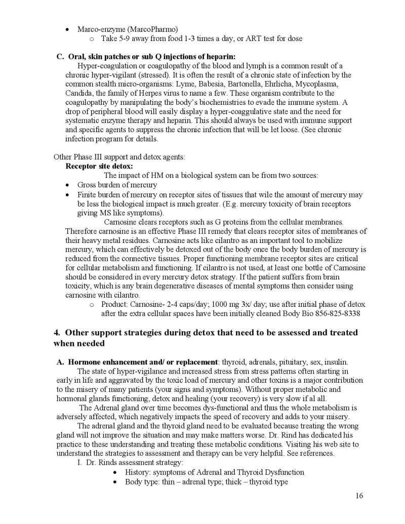 Neurotoxin Detox Instructions page 16