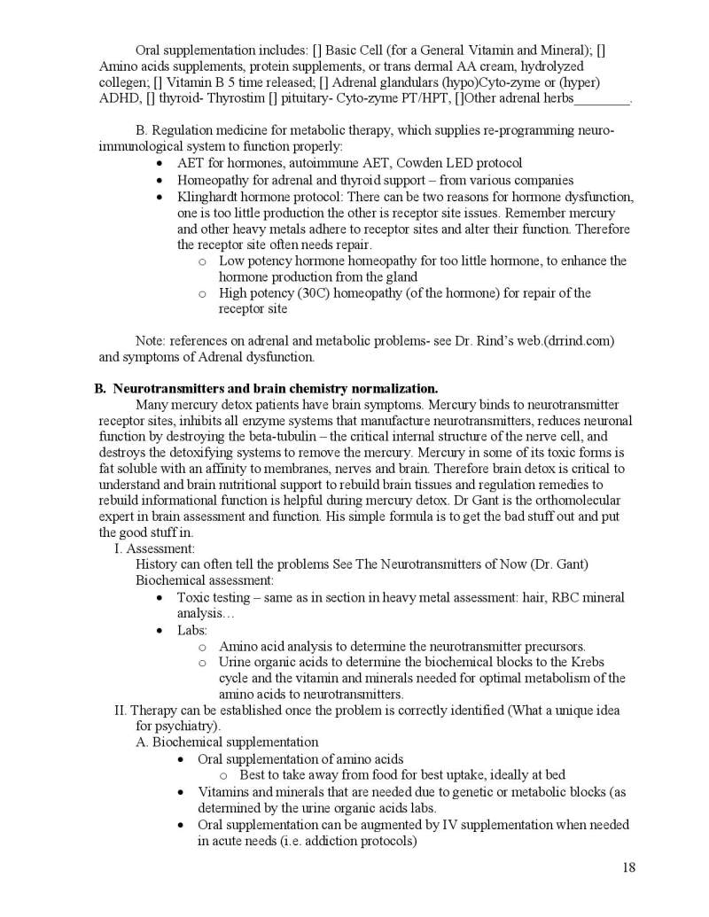 Neurotoxin Detox Instructions page 18