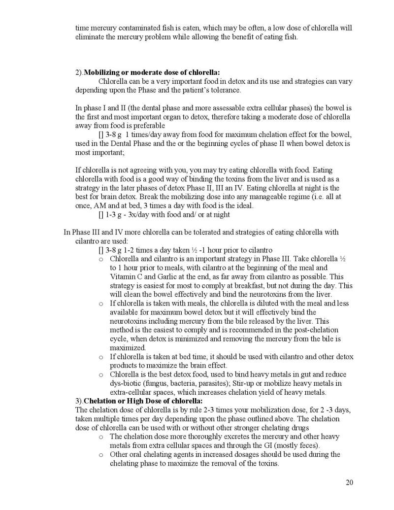 Neurotoxin Detox Instructions page 20