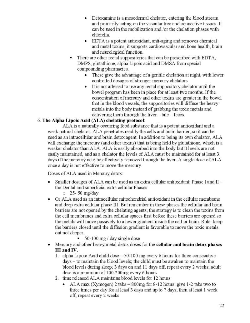 Neurotoxin Detox Instructions page 22