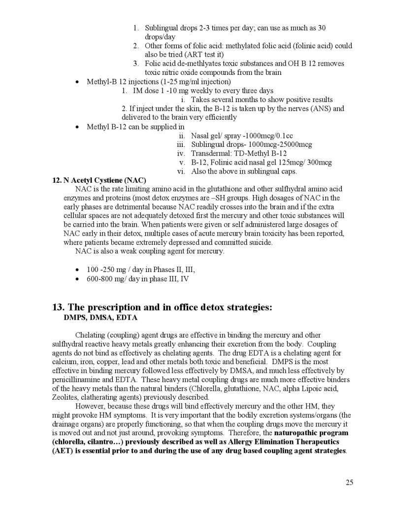 Neurotoxin Detox Instructions page 25