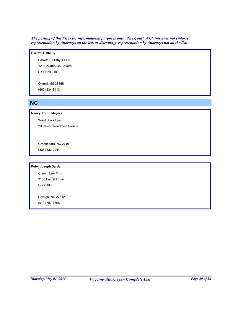 Vaccine Attorneys page20