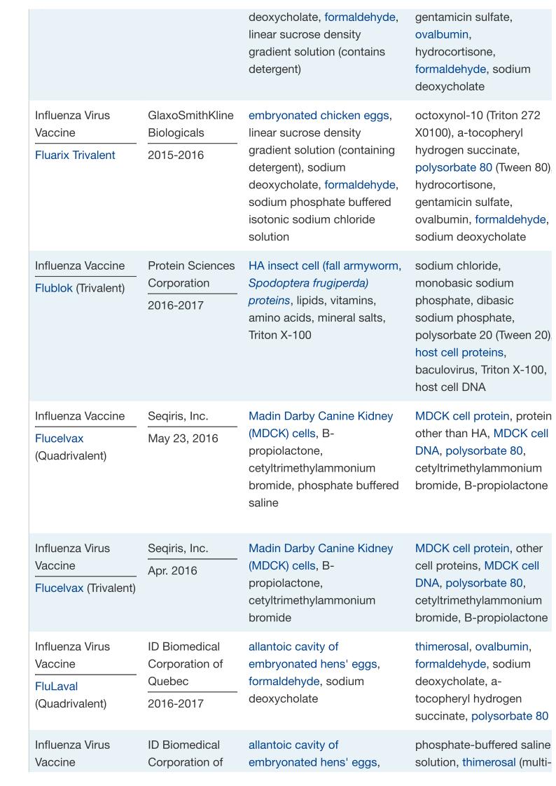 vaccine ingredient page13