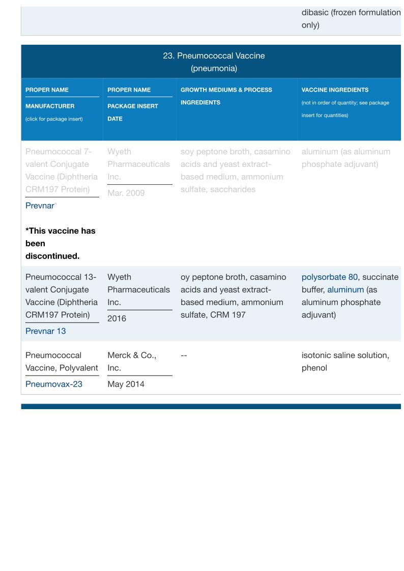 vaccine ingredient page18